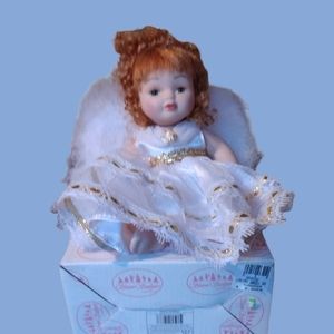Show Stoppers Vingle Porcelain Angel Doll